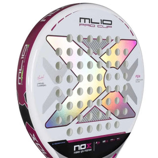 NOX ML10 PRO Cup Silver 2025 Padel Racket by Miguel Lamperti