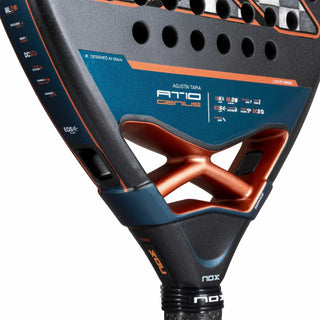 NOX AT10 Genius Attack Alum 18K 2025 Padel Racket by Agustin Tapia