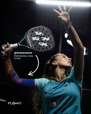 Floky NO STRAIN Padel Sleeve White (Reduce Vibrations)